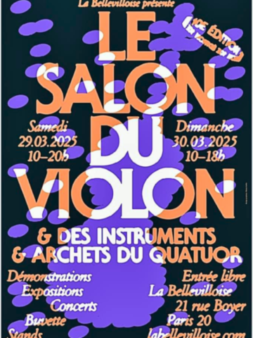 Salon du violon Bellevilloise 2025